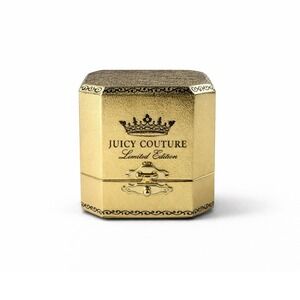 Juicy Couture Limited Edition Gold Octagon Earring Jewelry Box YJRU1555 Vintage
